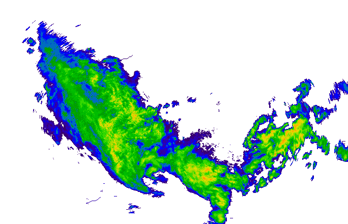 Meteoradar - aktuální srážky 2024-05-07 03:00:00
