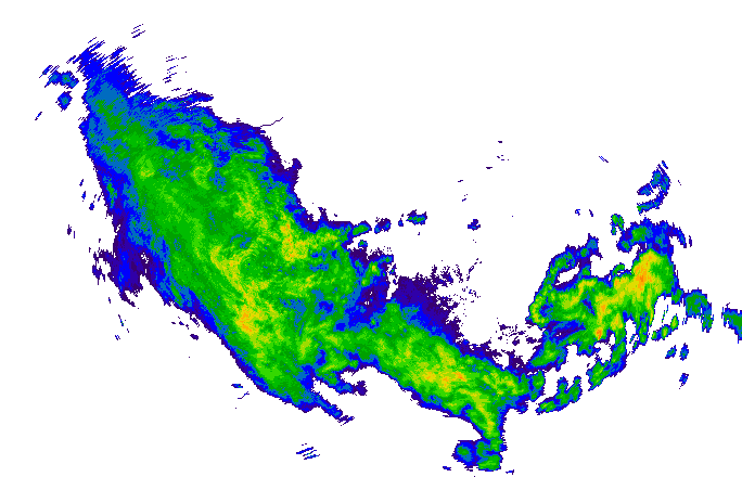 Meteoradar - aktuální srážky 2024-05-07 03:30:00
