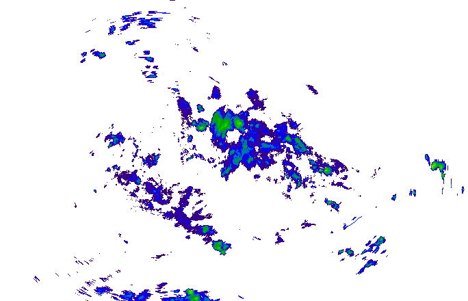 Meteoradar - aktuální srážky 2024-05-07 21:45:00