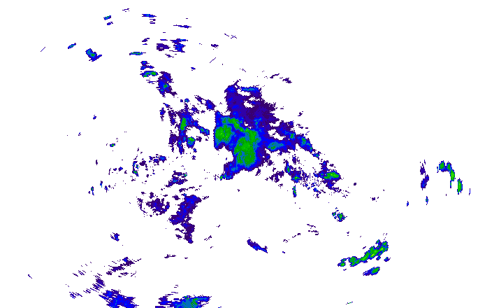 Meteoradar - aktuální srážky 2024-05-07 22:45:00