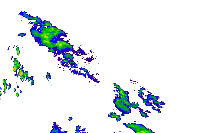 Meteoradar - aktuální srážky 2024-05-16 15:00:00