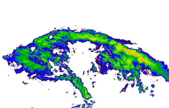 Meteoradar - aktuální srážky 2024-05-17 12:00:00