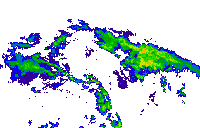 Meteoradar - aktuální srážky 2024-05-17 13:30:00