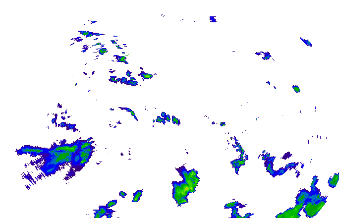 Meteoradar - aktuální srážky 2024-05-17 21:00:00