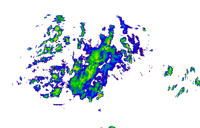 Meteoradar - aktuální srážky 2024-05-18 13:00:00