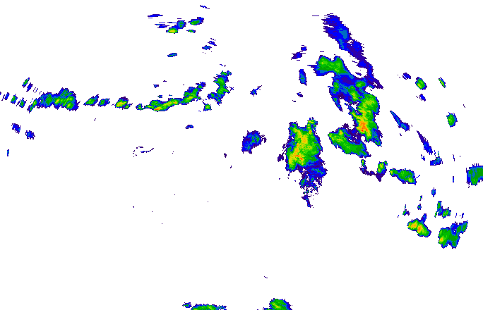 Meteoradar - aktuální srážky 2024-05-18 18:45:00