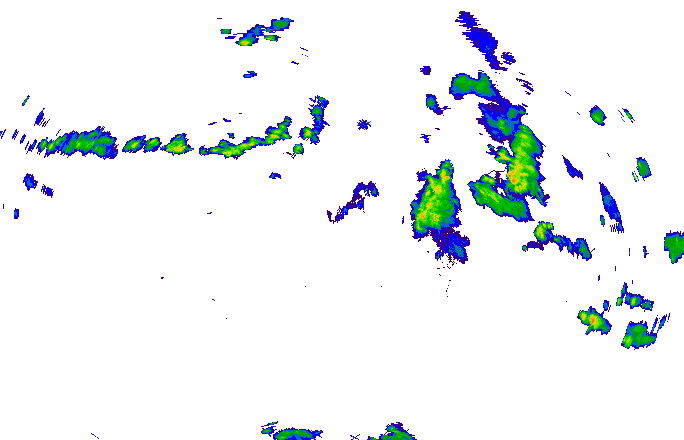 Meteoradar - aktuální srážky 2024-05-18 19:00:00