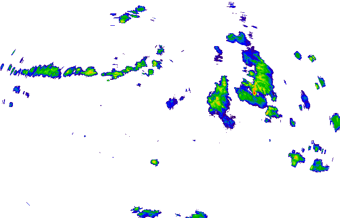 Meteoradar - aktuální srážky 2024-05-18 19:15:00