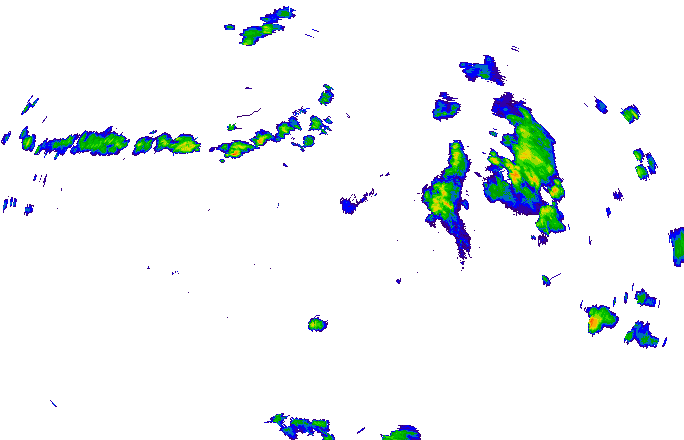 Meteoradar - aktuální srážky 2024-05-18 19:30:00