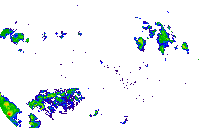 Meteoradar - aktuální srážky 2024-05-18 22:00:00