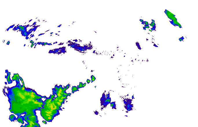Meteoradar - aktuální srážky 2024-05-19 00:15:00