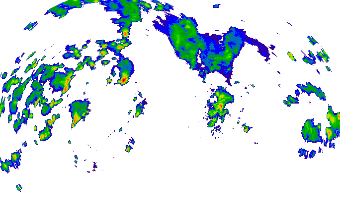 Meteoradar - aktuální srážky 2024-05-19 13:30:00