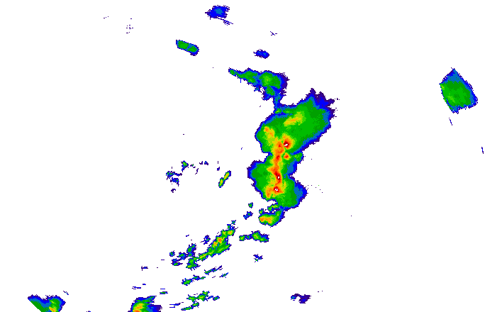 Meteoradar - aktuální srážky 2024-05-19 21:30:00