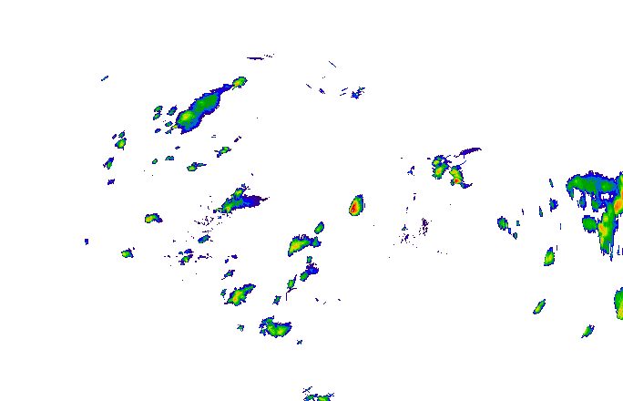 Meteoradar - aktuální srážky 2024-05-20 12:30:00