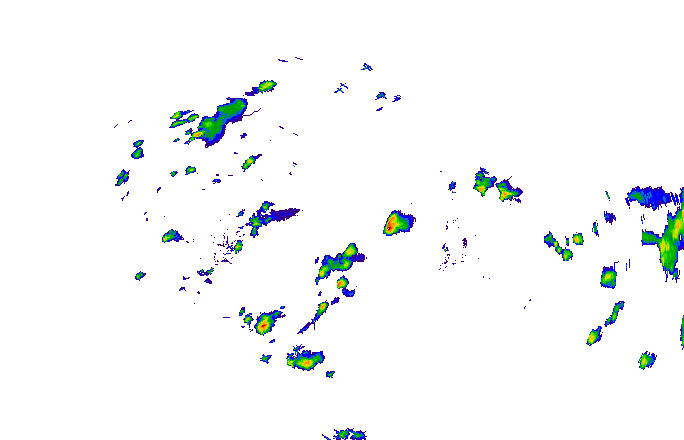 Meteoradar - aktuální srážky 2024-05-20 12:45:00