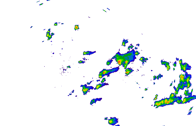 Meteoradar - aktuální srážky 2024-05-20 14:30:00