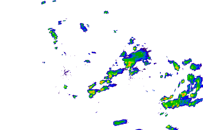 Meteoradar - aktuální srážky 2024-05-20 15:00:00