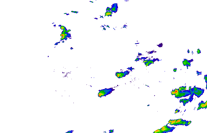 Meteoradar - aktuální srážky 2024-05-20 16:15:00
