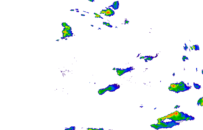Meteoradar - aktuální srážky 2024-05-20 16:45:00