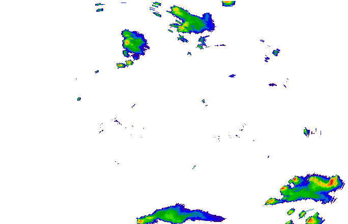 Meteoradar - aktuální srážky 2024-05-20 18:15:00