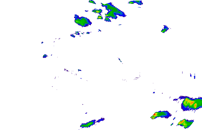 Meteoradar - aktuální srážky 2024-05-20 19:00:00