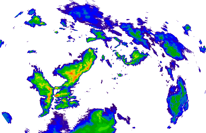 Meteoradar - aktuální srážky 2023-03-31 16:30:00