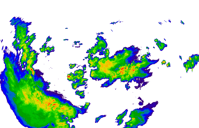 Meteoradar - aktuální srážky 2024-05-06 19:45:00