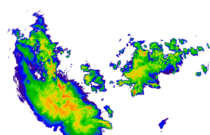 Meteoradar - aktuální srážky 2024-05-06 22:00:00