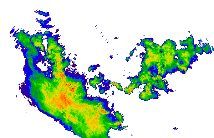 Meteoradar - aktuální srážky 2024-05-06 23:00:00