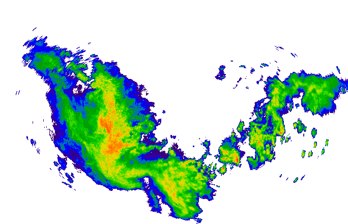 Meteoradar - aktuální srážky 2024-05-07 00:45:00
