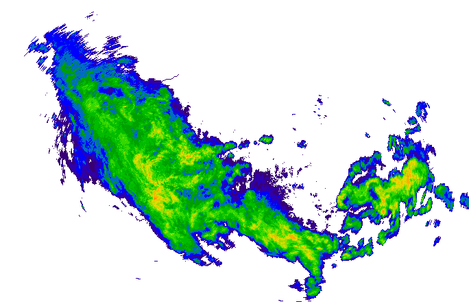 Meteoradar - aktuální srážky 2024-05-07 03:45:00