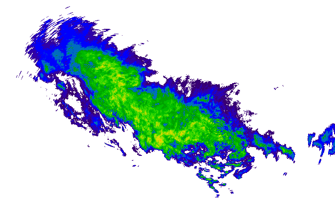 Meteoradar - aktuální srážky 2024-05-07 10:15:00