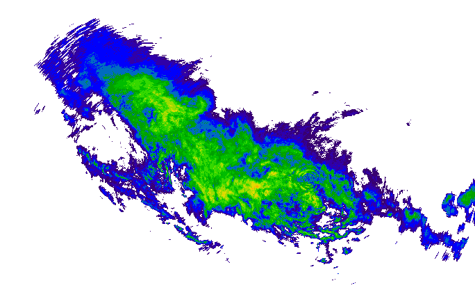 Meteoradar - aktuální srážky 2024-05-07 11:15:00