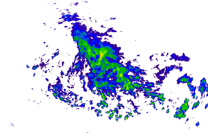 Meteoradar - aktuální srážky 2024-05-07 16:45:00