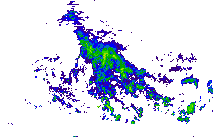 Meteoradar - aktuální srážky 2024-05-07 17:30:00