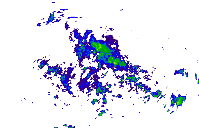 Meteoradar - aktuální srážky 2024-05-07 18:45:00