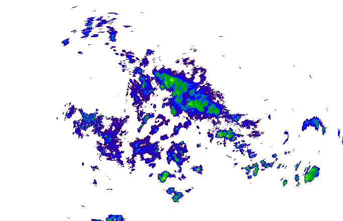 Meteoradar - aktuální srážky 2024-05-07 19:15:00