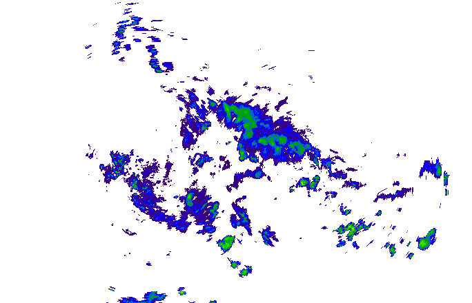 Meteoradar - aktuální srážky 2024-05-07 19:45:00