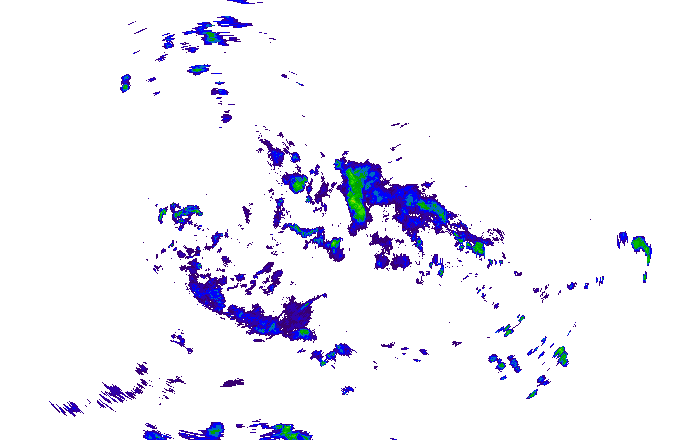 Meteoradar - aktuální srážky 2024-05-07 21:00:00
