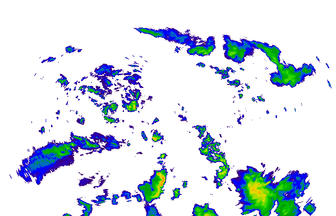Meteoradar - aktuální srážky 2024-05-17 18:45:00