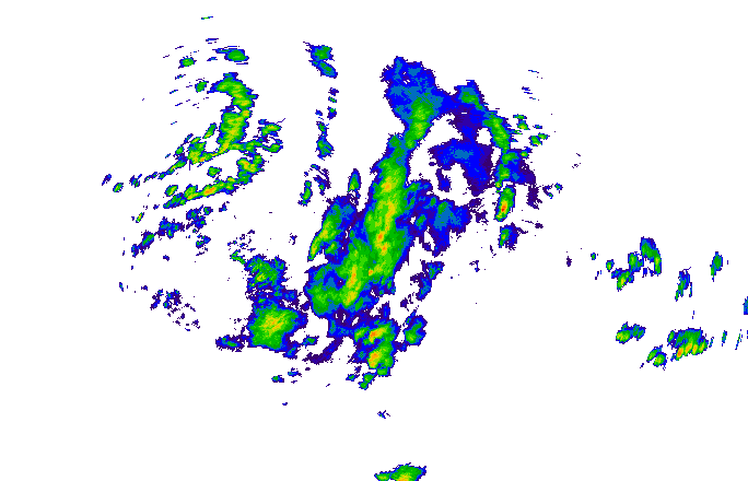 Meteoradar - aktuální srážky 2024-05-18 14:00:00