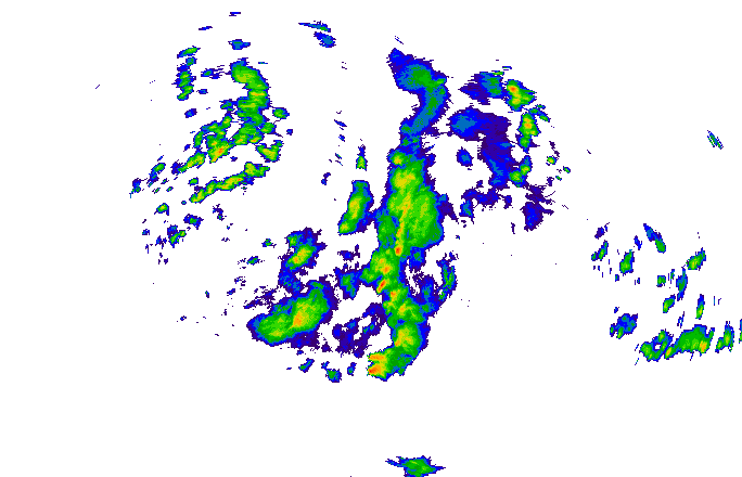 Meteoradar - aktuální srážky 2024-05-18 14:45:00