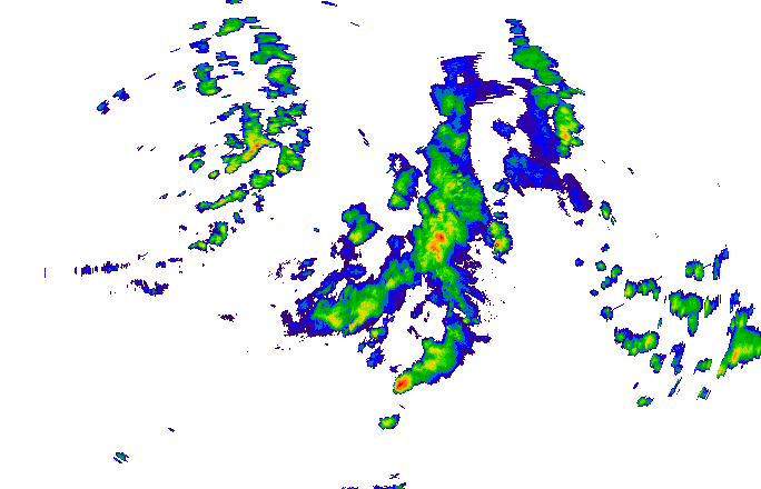 Meteoradar - aktuální srážky 2024-05-18 15:45:00