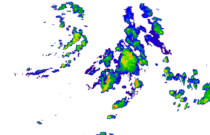 Meteoradar - aktuální srážky 2024-05-18 16:30:00