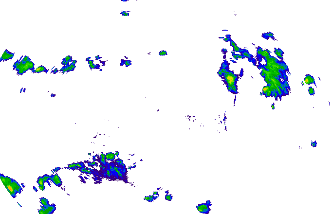 Meteoradar - aktuální srážky 2024-05-18 21:15:00