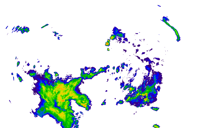 Meteoradar - aktuální srážky 2024-05-19 03:15:00