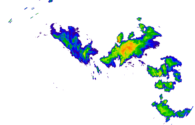 Meteoradar - aktuální srážky 2024-05-19 10:00:00