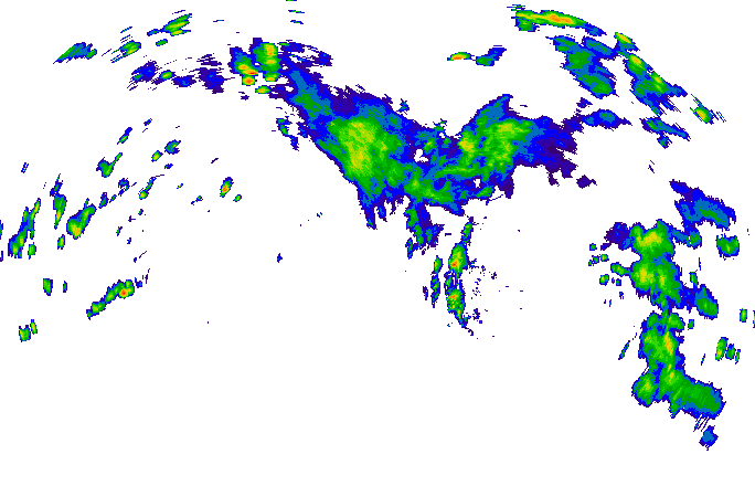 Meteoradar - aktuální srážky 2024-05-19 11:45:00