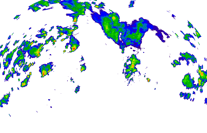 Meteoradar - aktuální srážky 2024-05-19 13:15:00