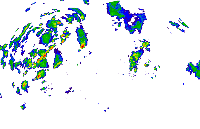 Meteoradar - aktuální srážky 2024-05-19 14:45:00